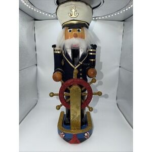SS Yuletide Captain Nutcracker-Bombay Company-Nautical Christmas. Vintage.